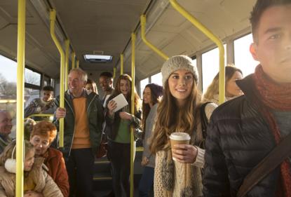 Общественным транспортом ежедневно пользуются почти 70% москвичей